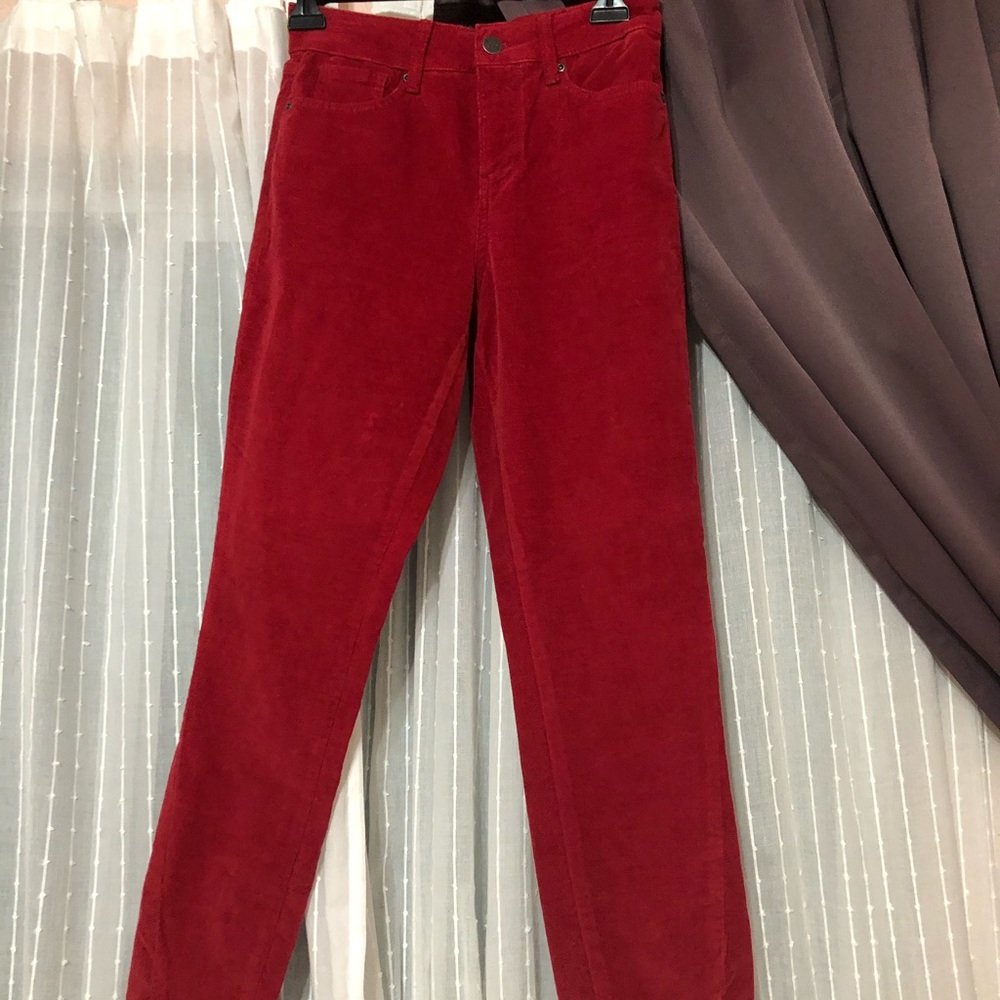Red jeans